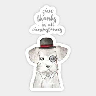 Give Thanks Sticker